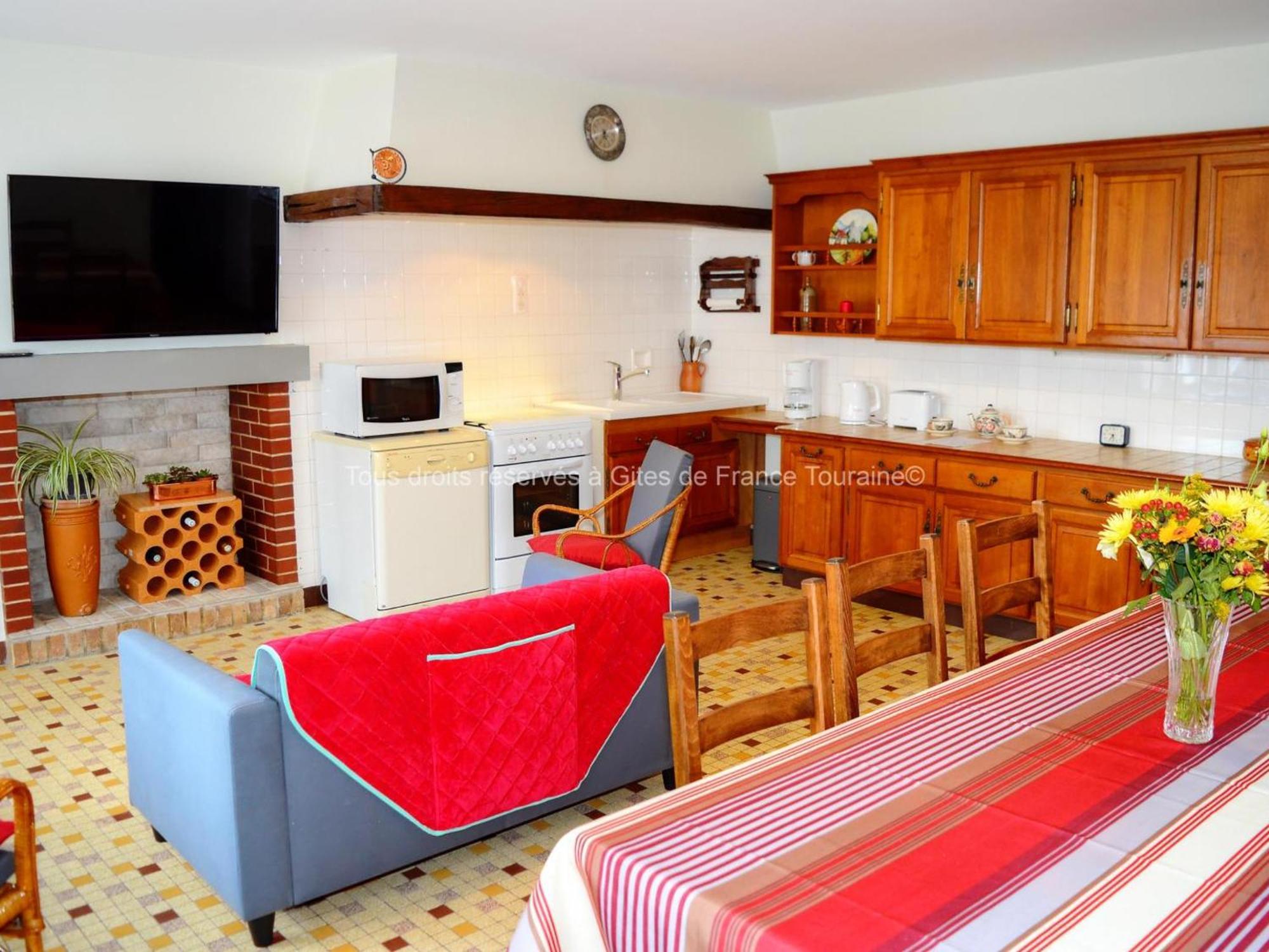 Gite Charmant Pres De Tours Et Amboise Avec Wi-Fi, Cour Privative, Garage A Velos, Accepte Animaux - Fr-1-381-503 Vernou-sur-Brenne Ngoại thất bức ảnh